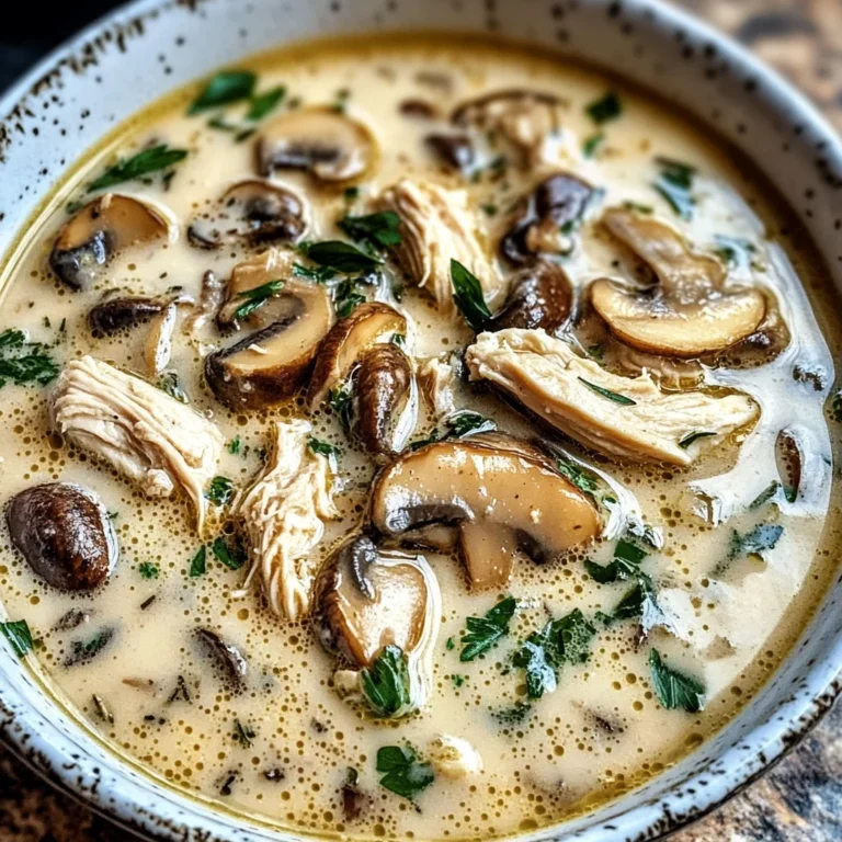 Rotisserie Chicken Mushroom Soup