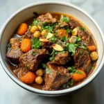 Slow Cooker Moroccan Lamb Tagine with Apricots
