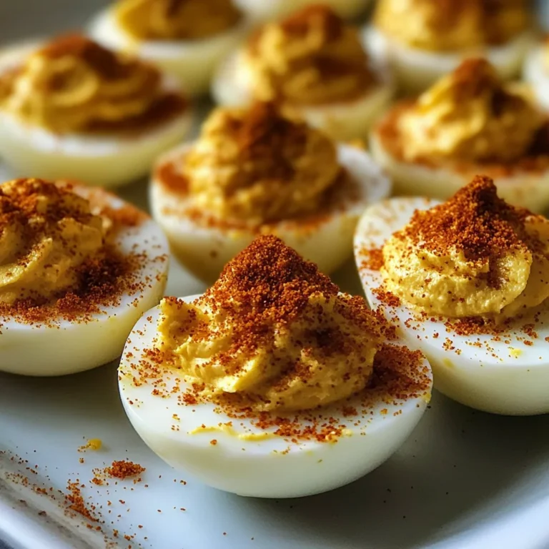 Spicy Bayou Deviled Eggs