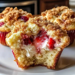 Strawberry Cream Cheese Muffins