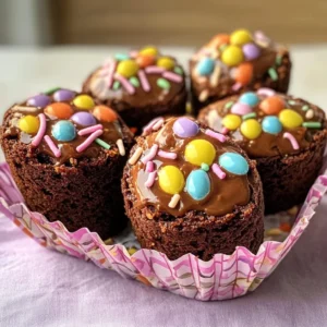 Easter Egg Brownies