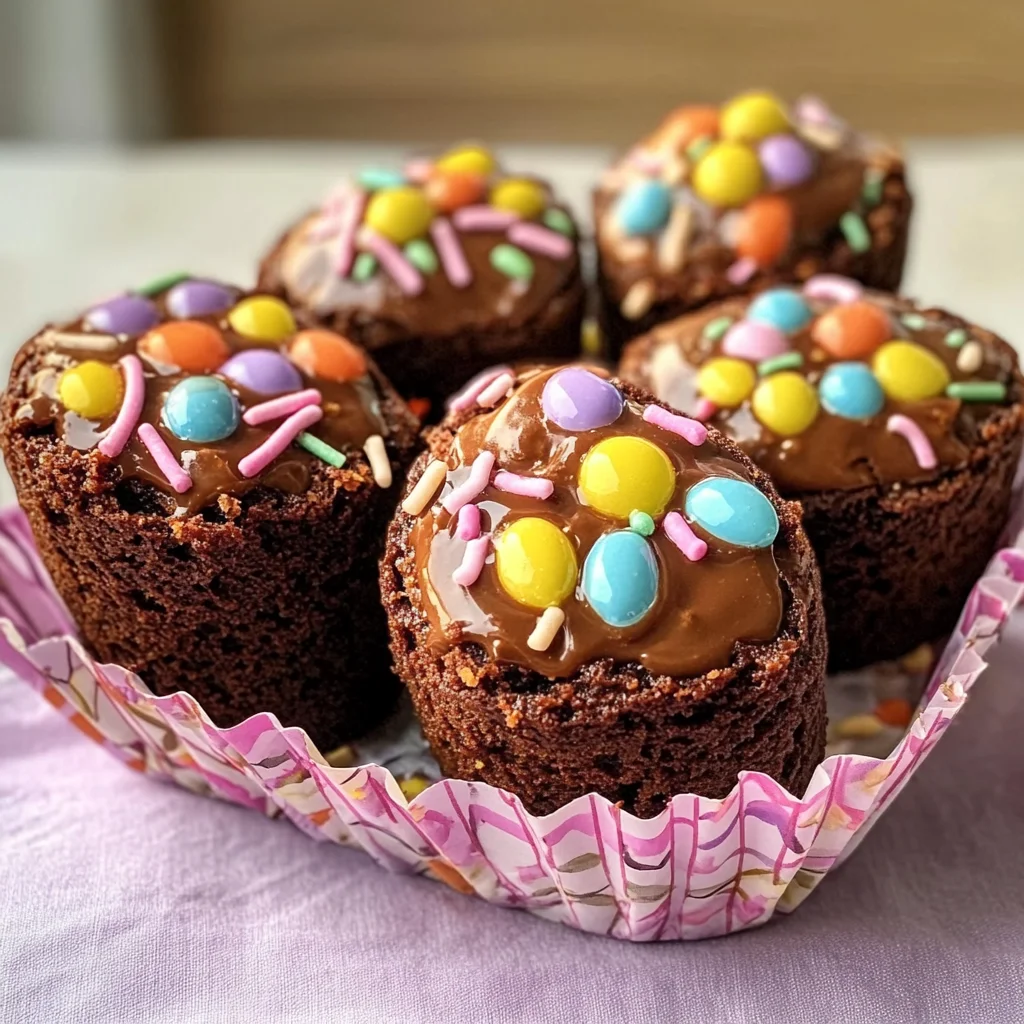 Easter Egg Brownies