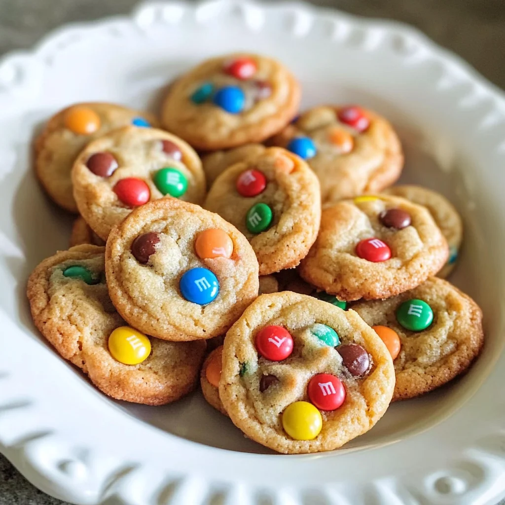 Mini M&M Cookies (Itty Bitty!)