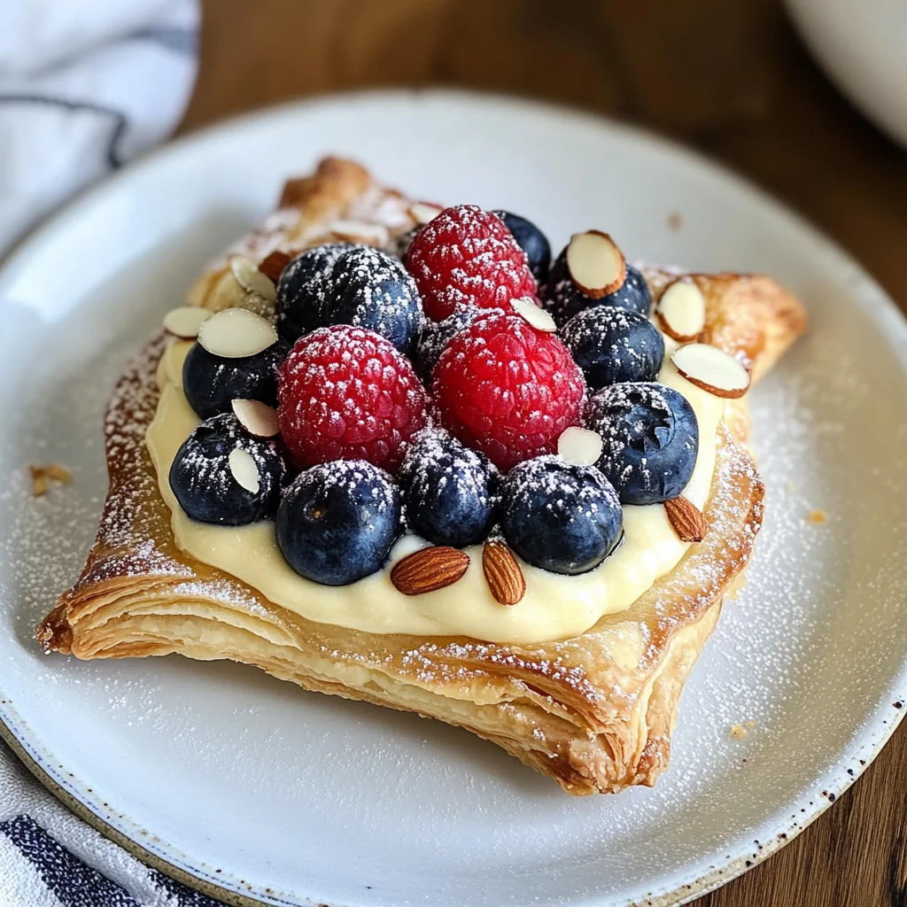 Berry Custard Pastry with Italian Crema Pasticcera