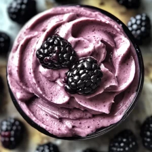 Blackberry Mousse