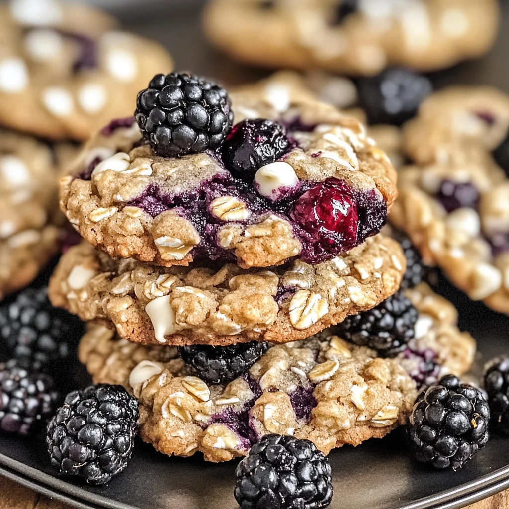 Blackberry Oatmeal Cookies Recipe
