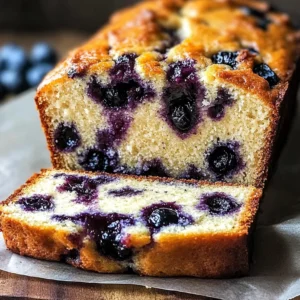 Blueberry Cream Cheese Loaf