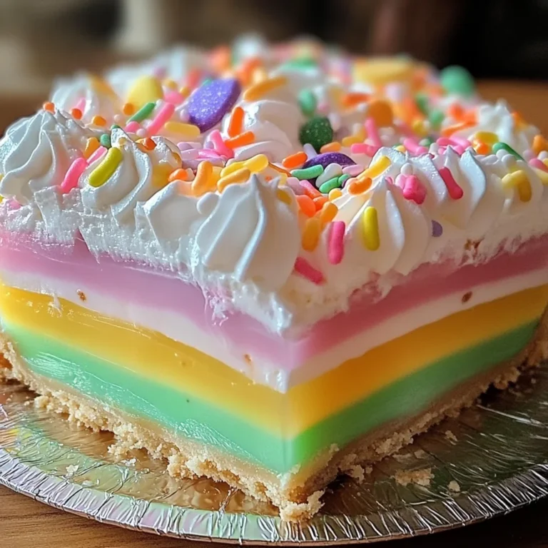 Easter No Bake Jello Pie