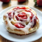 Fluffy Strawberry Rolls