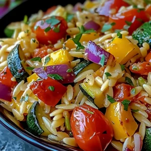 Irresistibly Tasty Roasted Vegetable Orzo You'll Crave Daily