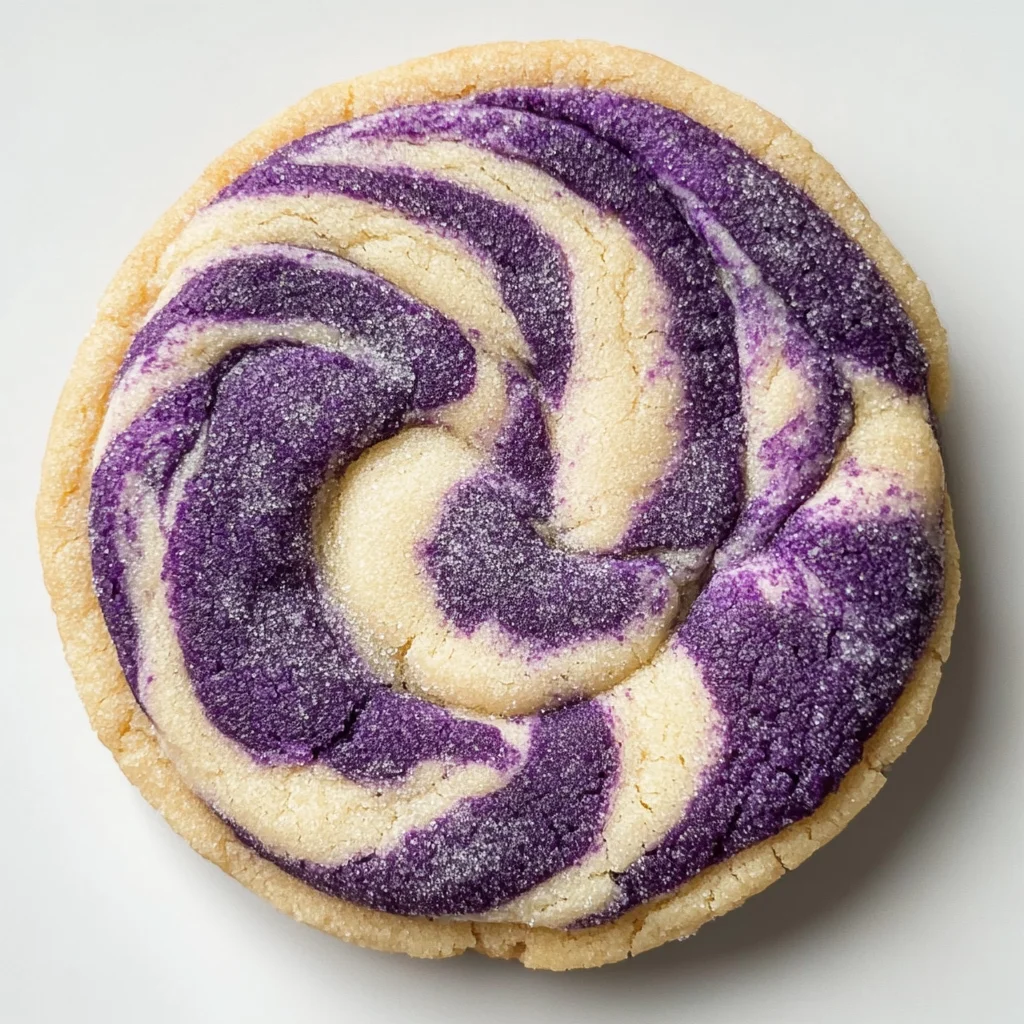 Marbled Ube Cookies