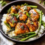 Sheet Pan 30 Minute Sticky Apricot Chicken