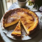 Simple Lemon Sugar Burnt Basque Cheesecake