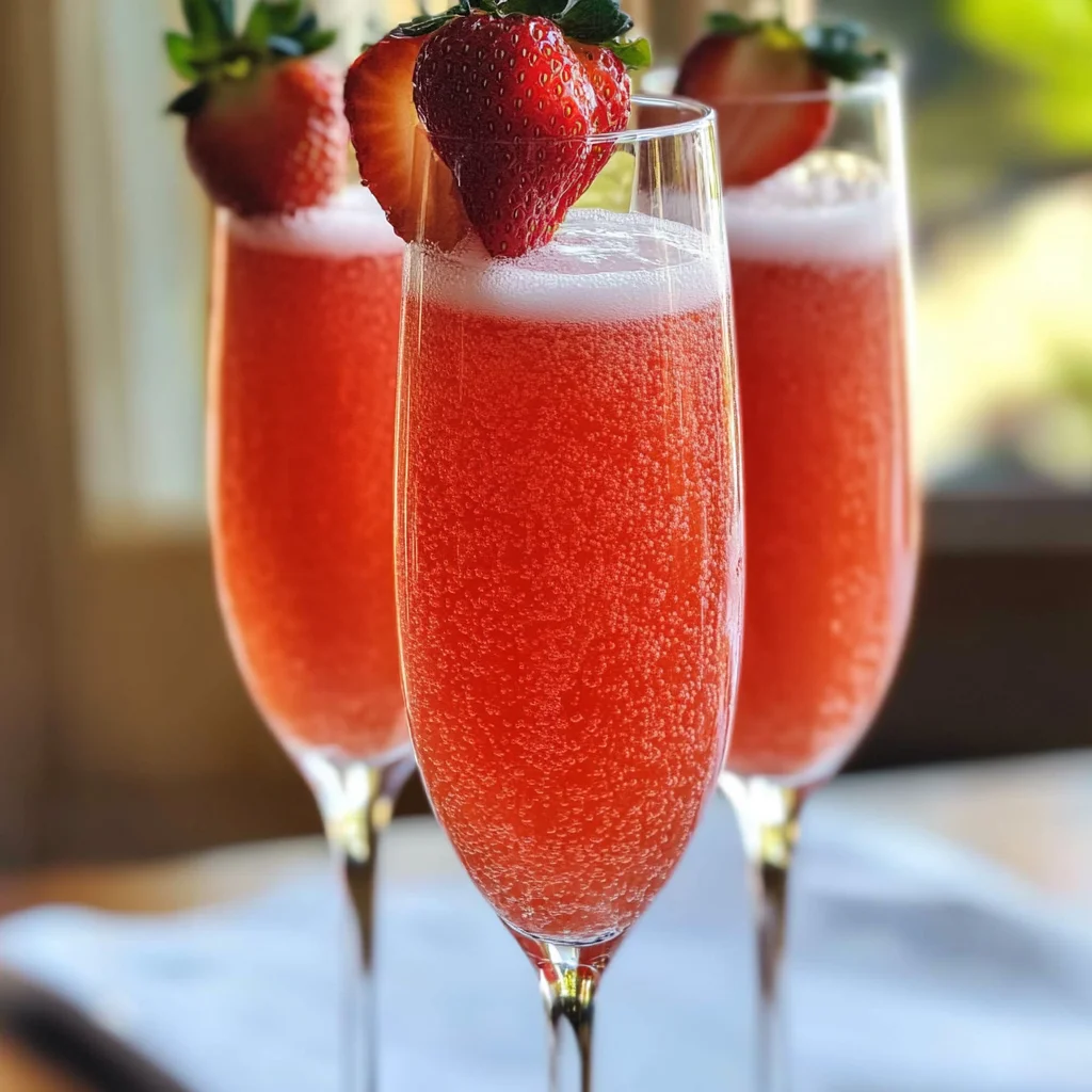 Strawberry Mimosas Recipe