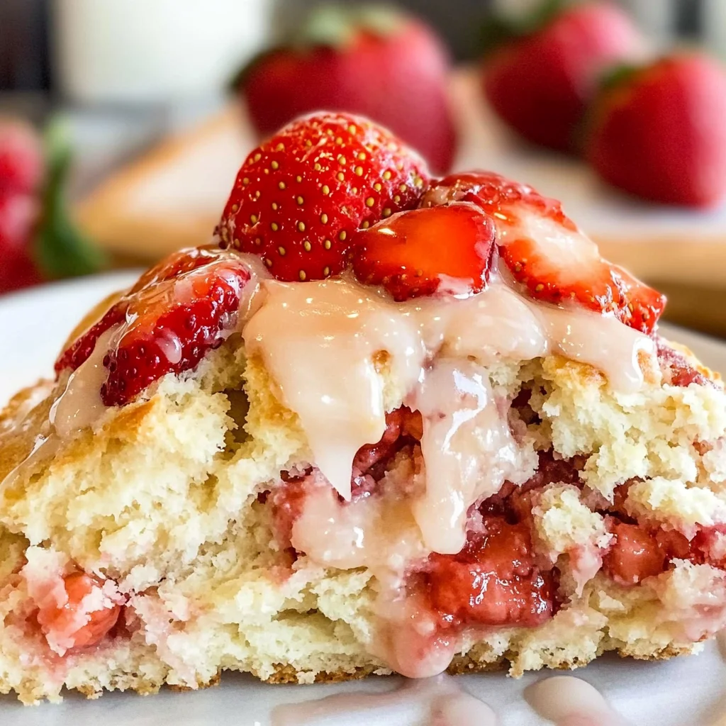 Strawberry Scones