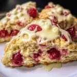 White Chocolate Raspberry Scones