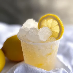 lemon juice Tonic Slush