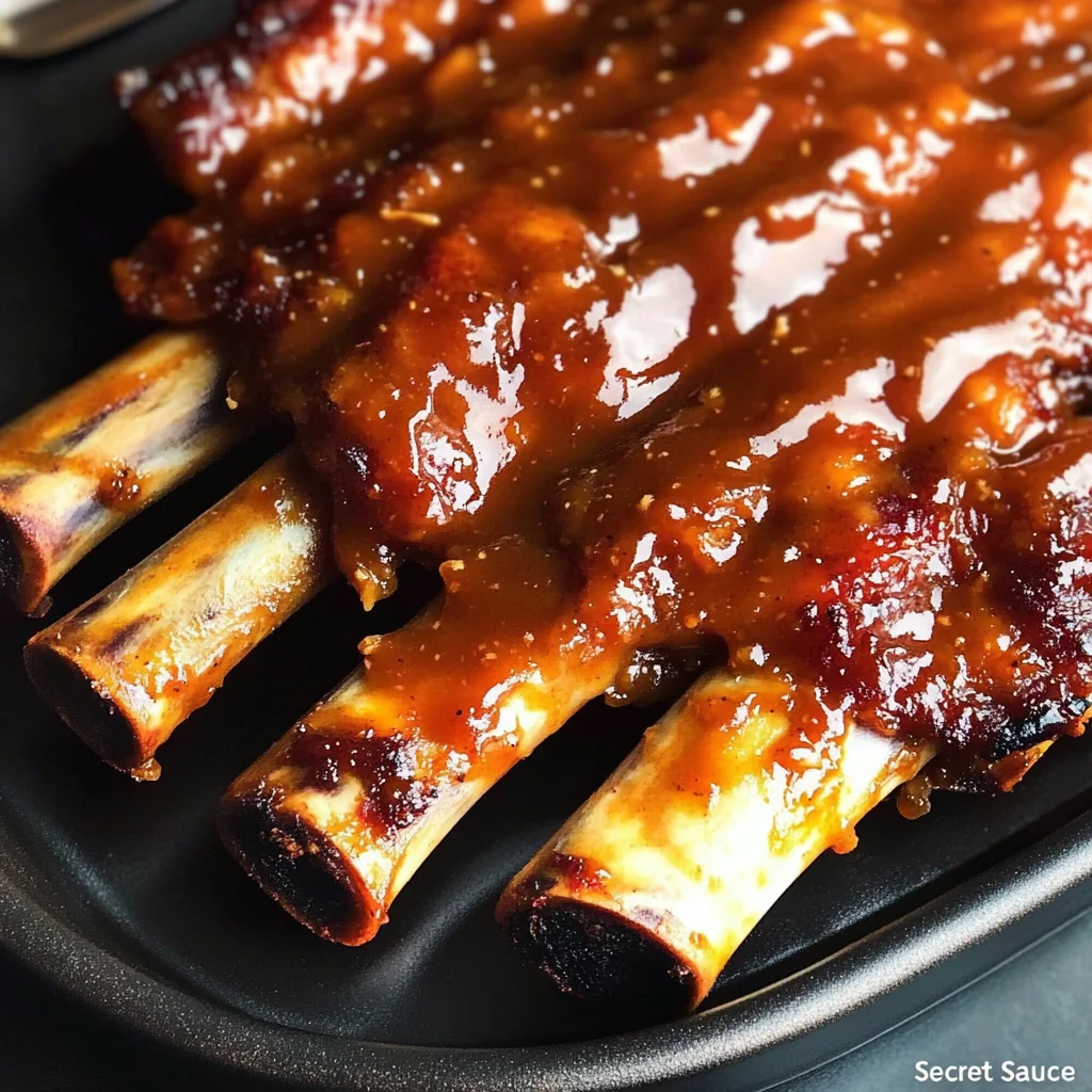 BBQ Baby Back Ribs with "Secret Sauce"