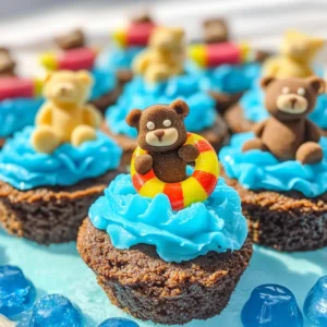 Beach Brownie Bites