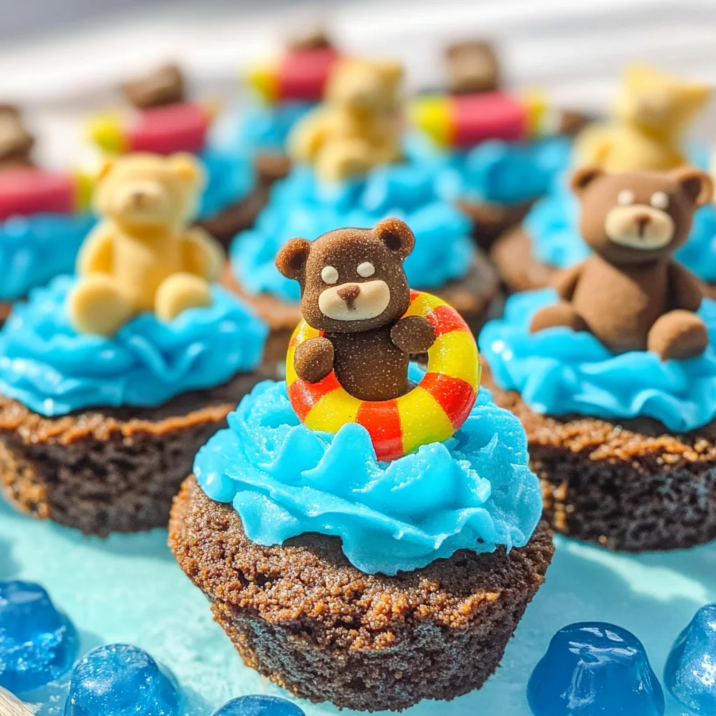 Beach Brownie Bites