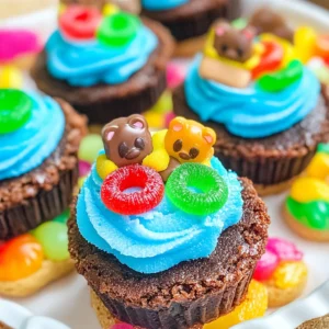 Beach Brownie Cups