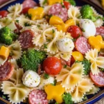 Bow Tie Pasta Salad Recipe (with Italian Dressing)