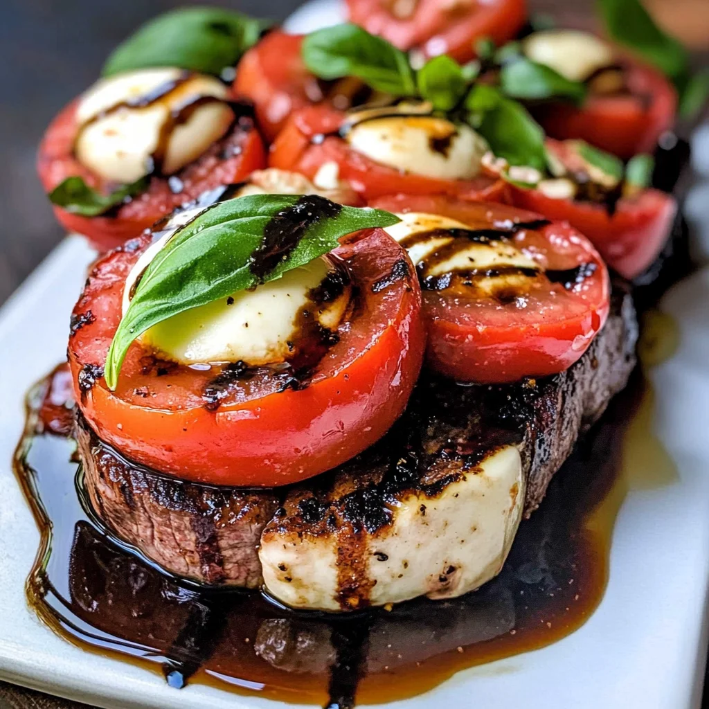 Caprese Filet Mignon Steak