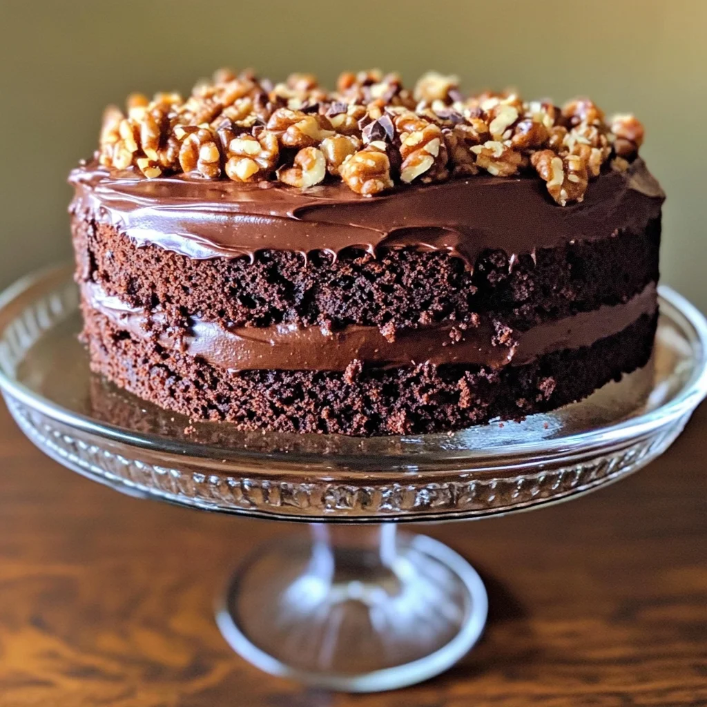 Chile Chocolate Bourbon Cake