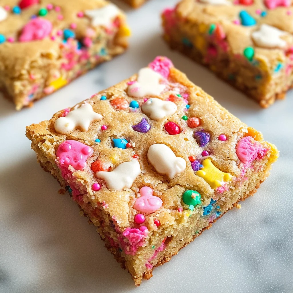 Circus Animal Blondies