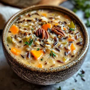Comforting Autumn Wild Rice Soup for Cozy Fall Nights