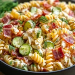Dill Pickle Turkey Bacon Pasta Salad That Will Wow Your Taste Buds