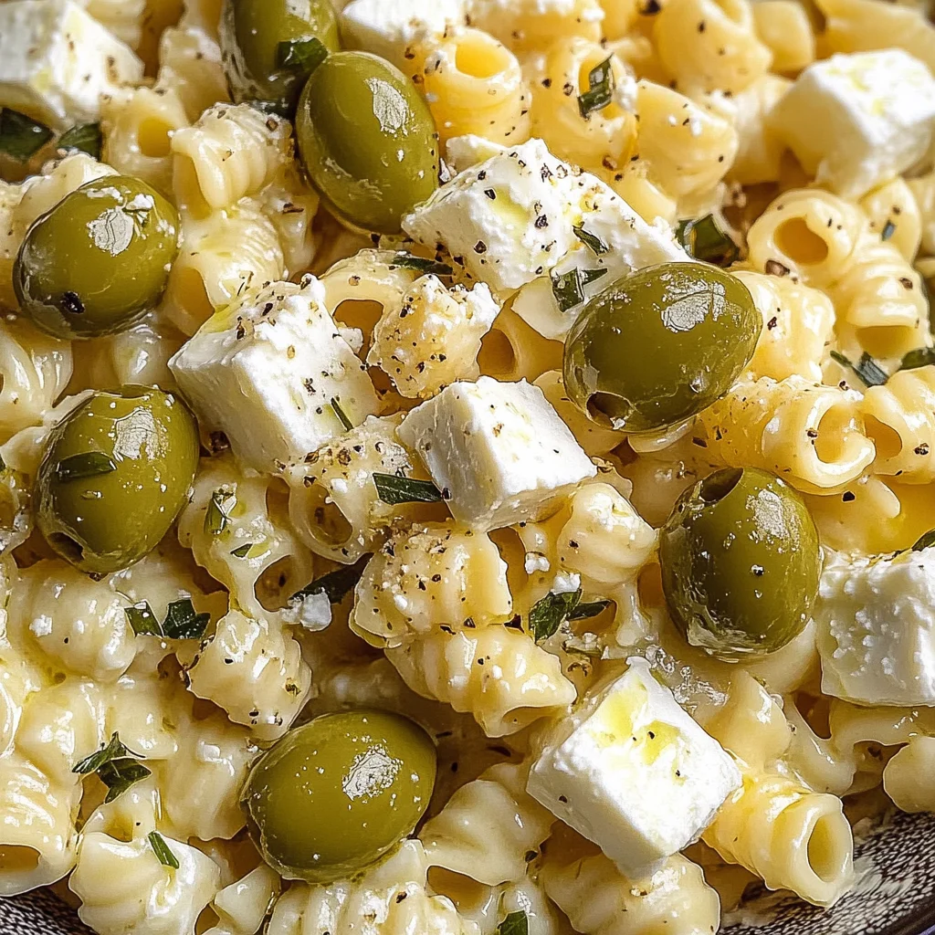 Dirty Martini Pasta Salad
