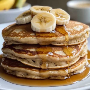 Fluffy Banana Pancakes