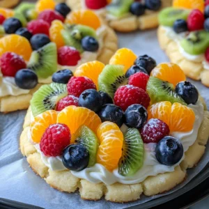 Fruit Pizza Cookies