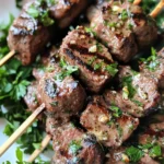 Garlic Sirloin Skewers