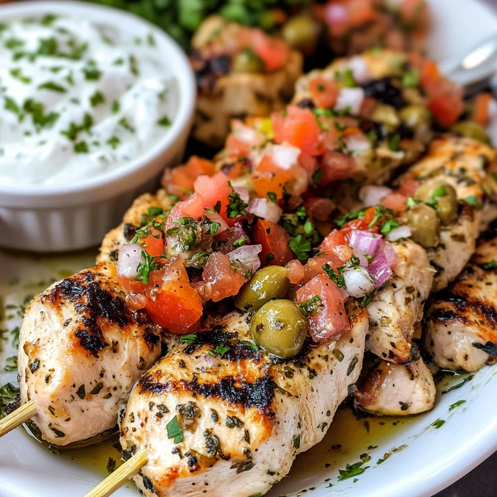 Greek Chicken Souvlaki