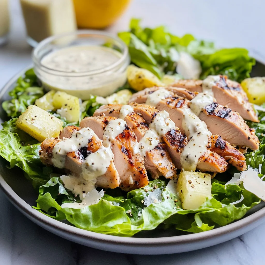 Grilled Chicken Caesar Salad