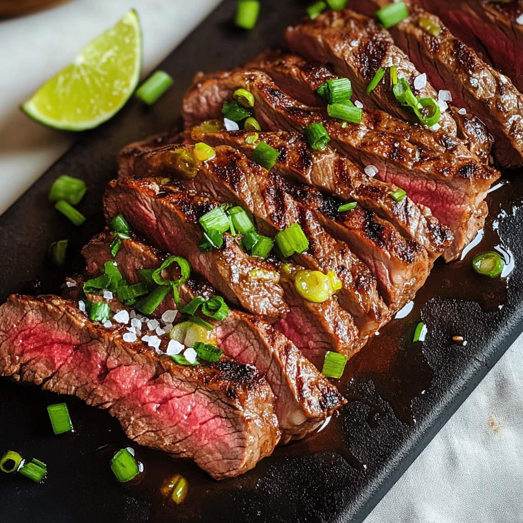 Grilled Lime Flat Iron Steak