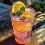 Honey Lemon Pink Soda