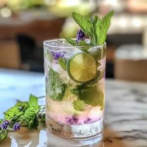 Lavender Mojito Mocktail