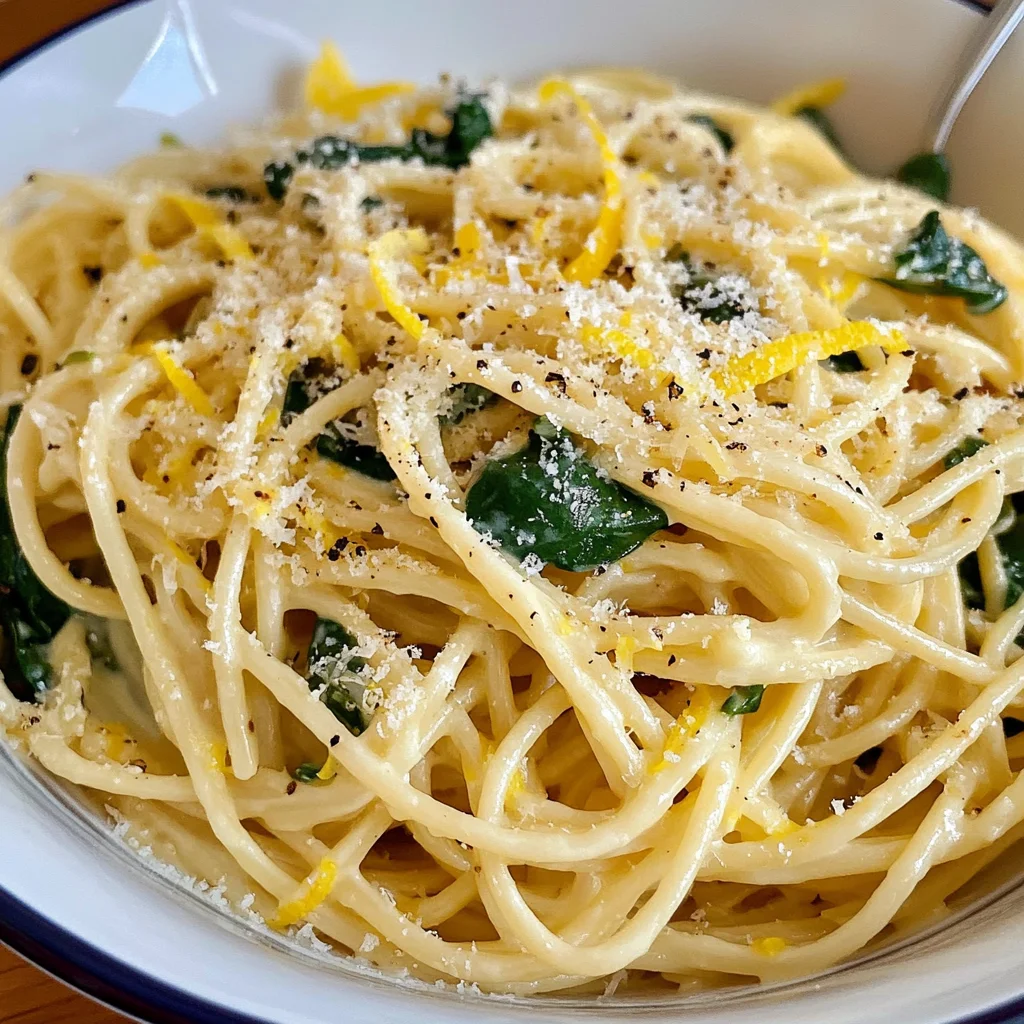 Lemon Mascarpone Pasta
