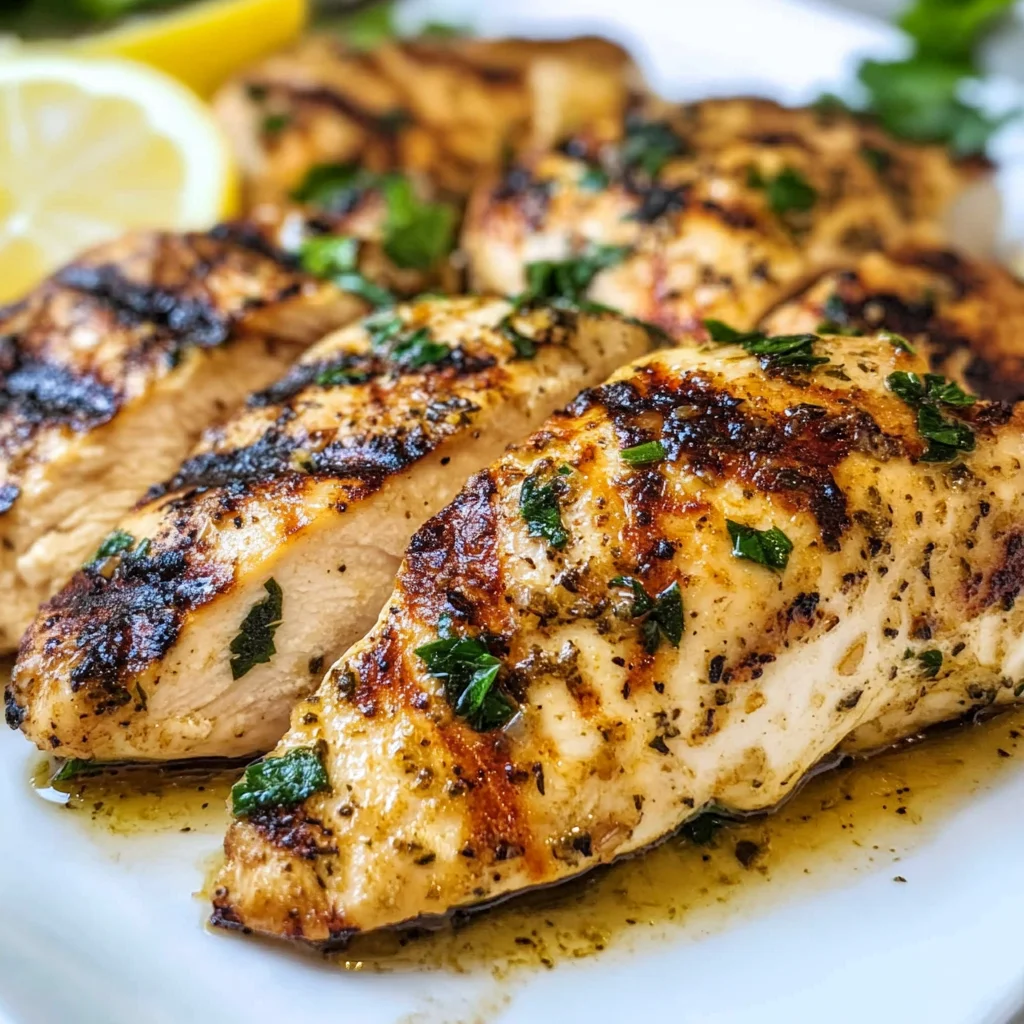 Mediterranean Grilled Chicken Breasts