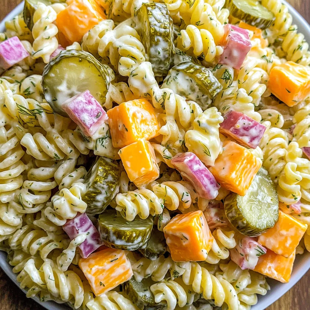 Pickle Pasta Salad