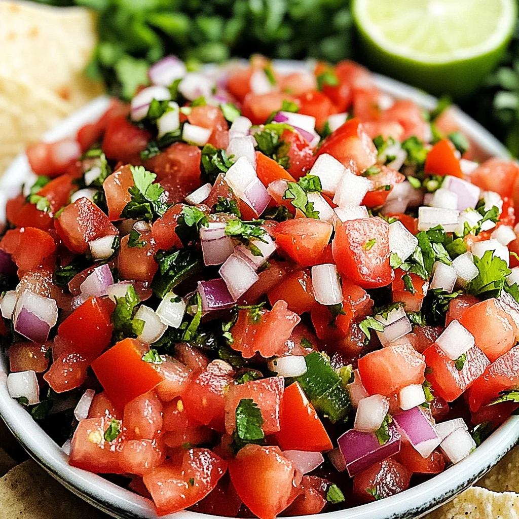 Pico de Gallo Recipe (Easy & Authentic)
