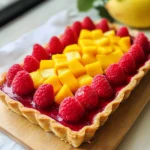 Raspberry Mango Tart