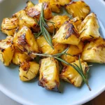 Roasted Rosemary Pineapple