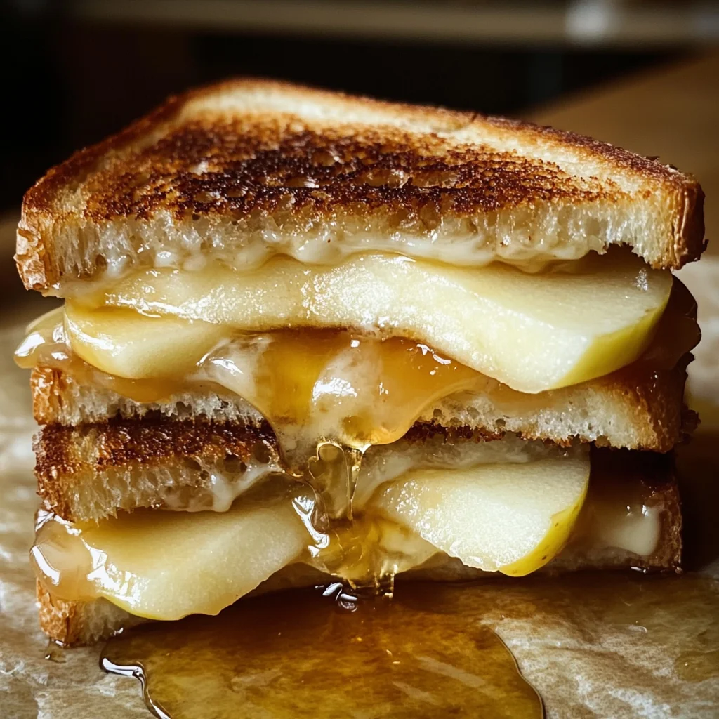 Smoked Gouda Apple Grilled Cheese