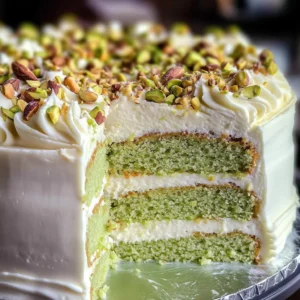 Vanilla Bean Pistachio Cake