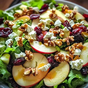 Vibrant Honeycrisp Apple Feta Salad for Cozy Fall Days