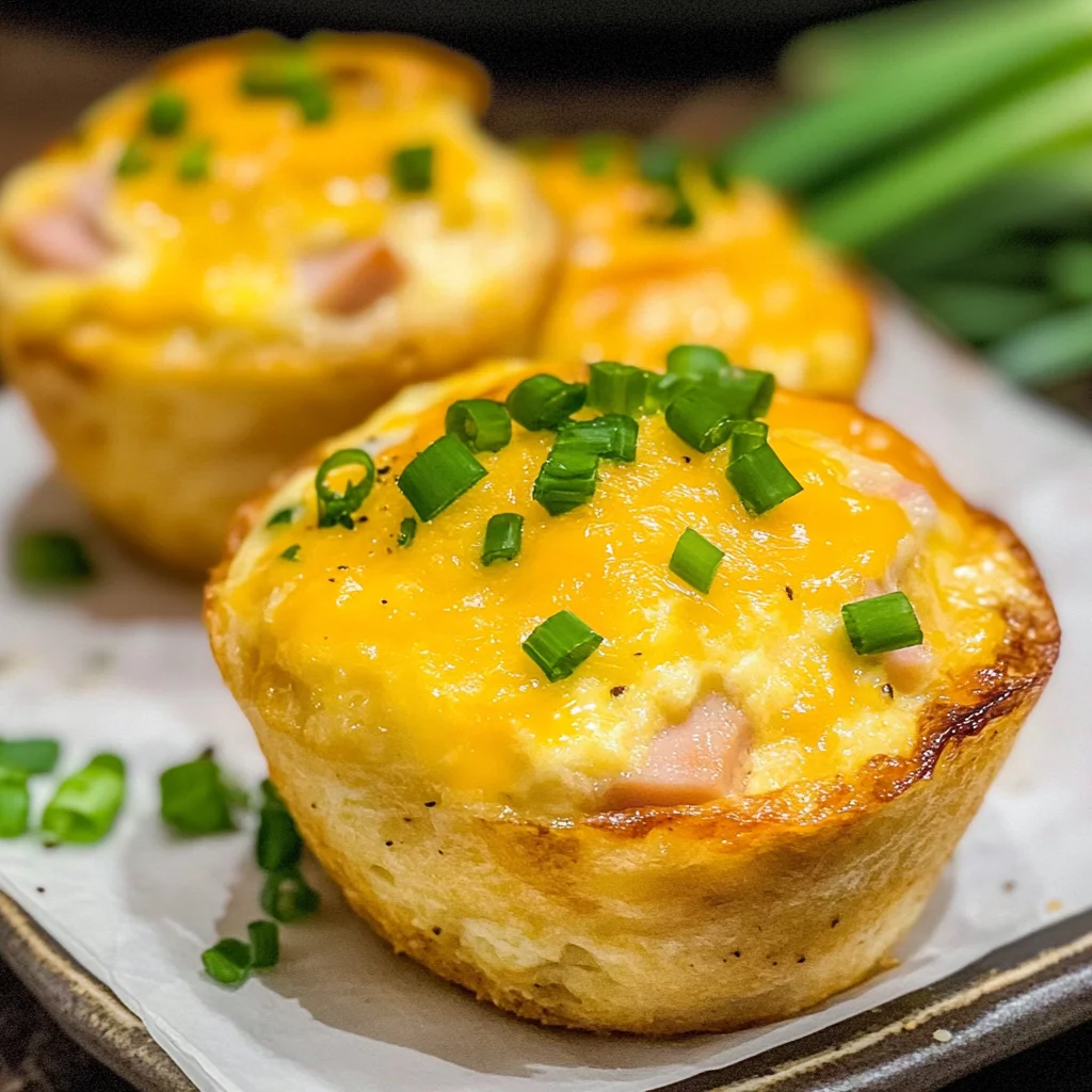 chicken chicken ham and Cheese Egg Muffins